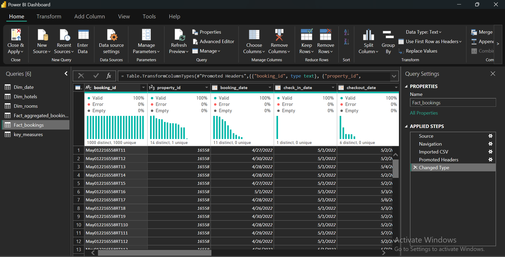 Data Cleaning Screenshot